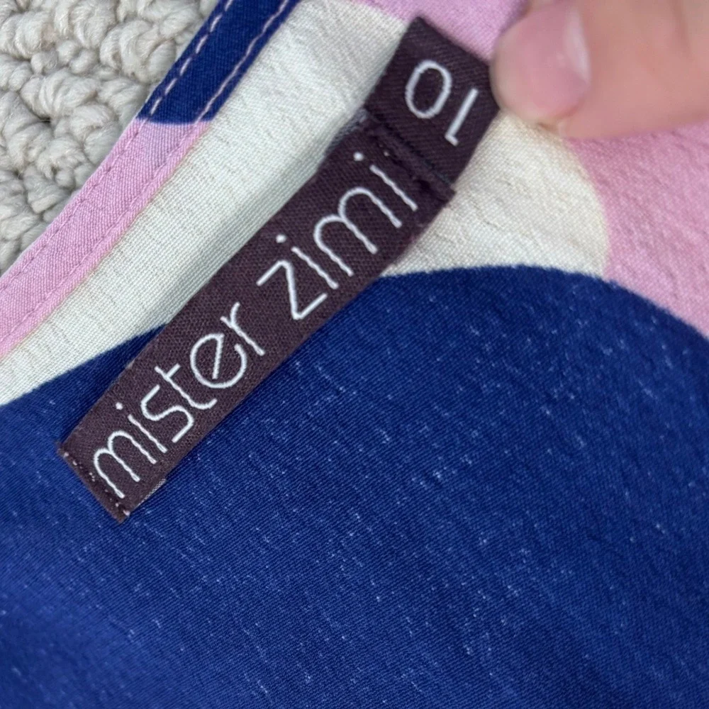 Mister Zimi Desert‎ Lily Billie Dress, AU 10 / US 6, Lilac Abstract Print Shift